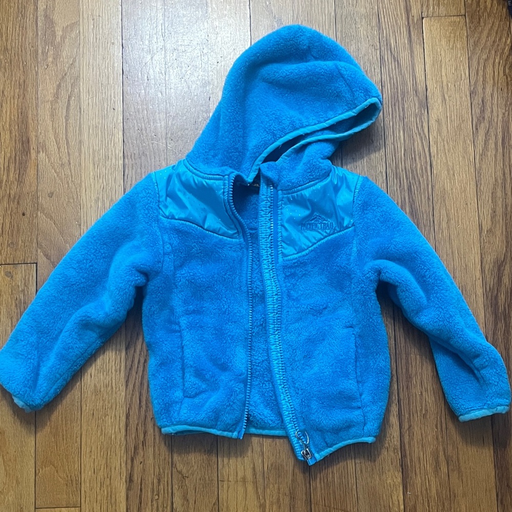 Cozy Blue Fleece Hoodie for Kids